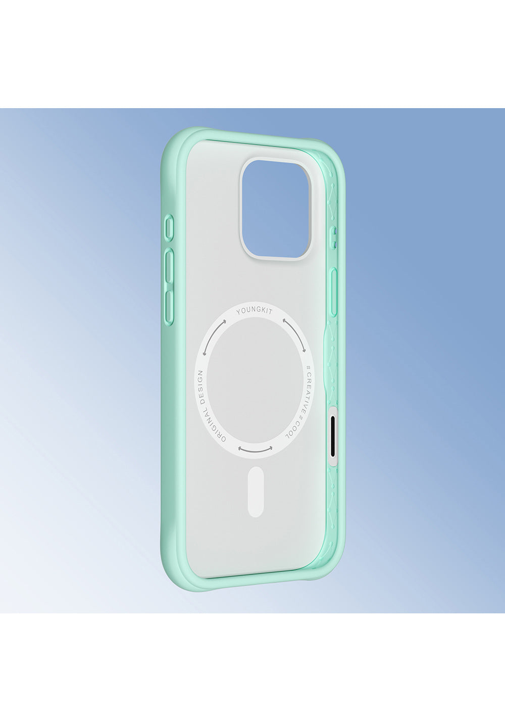 Apple iPhone 16 Pro Max Kılıf Manyetik Şarj Uyumlu Youngkit Macaroon Serisi Kapak