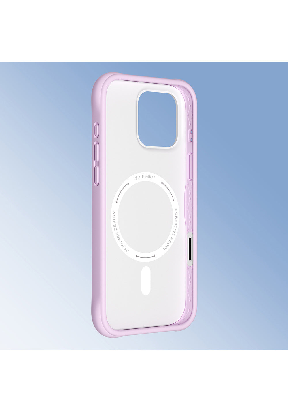 Apple iPhone 16 Pro Max Kılıf Manyetik Şarj Uyumlu Youngkit Macaroon Serisi Kapak