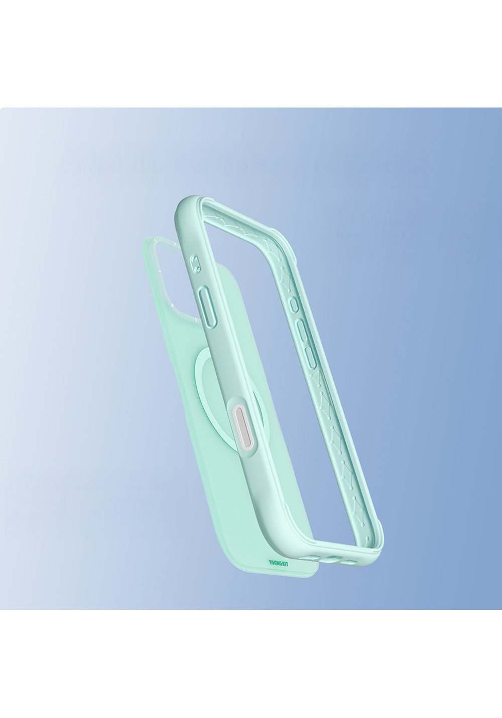 Apple iPhone 16 Pro Max Kılıf Manyetik Şarj Uyumlu Youngkit Macaroon Serisi Kapak
