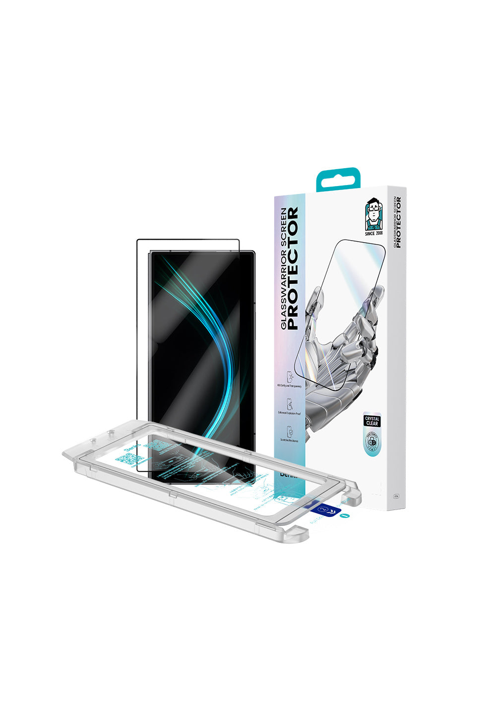 Galaxy Z Fold 7 Benks Glass Warrior HD Cam Ekran Koruyucu + Kolay Uygulama Aparatlı