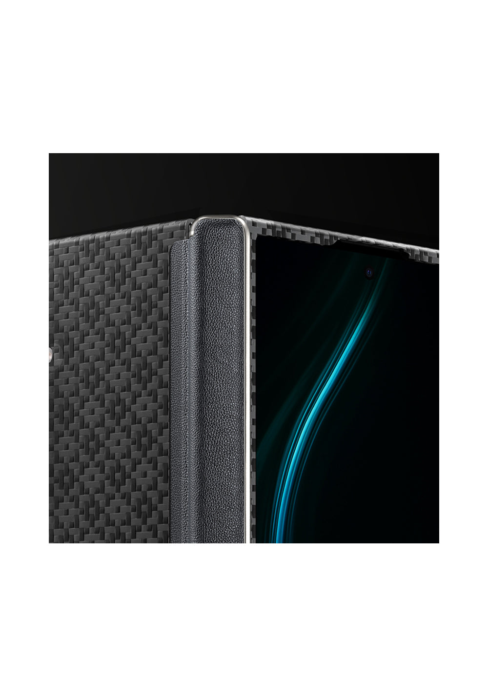 Galaxy Z Fold 7 Kılıf M-Safe Şarj Özellikli Benks ArmorAir ArmorGrid Serisi Kevlar Karbon Kapak