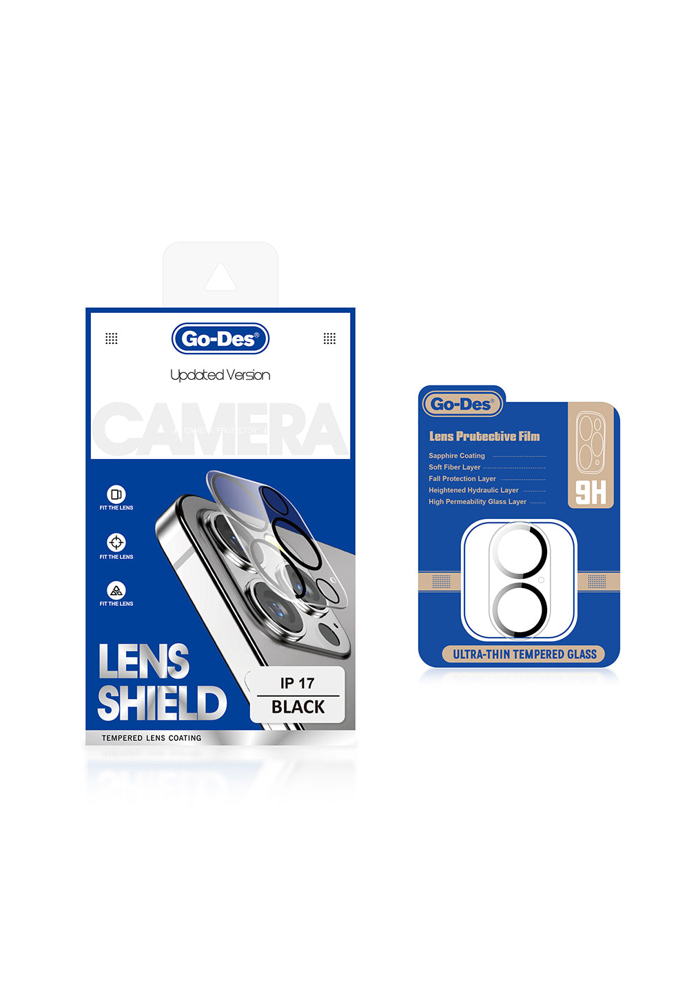Apple iPhone 17 Go Des Lens Shield CL-14 Kamera Lens Koruyucu