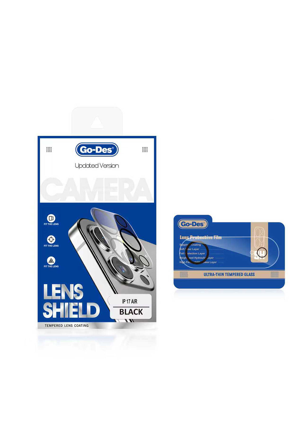 Apple iPhone 17 Air Go Des Lens Shield CL-14 Kamera Lens Koruyucu