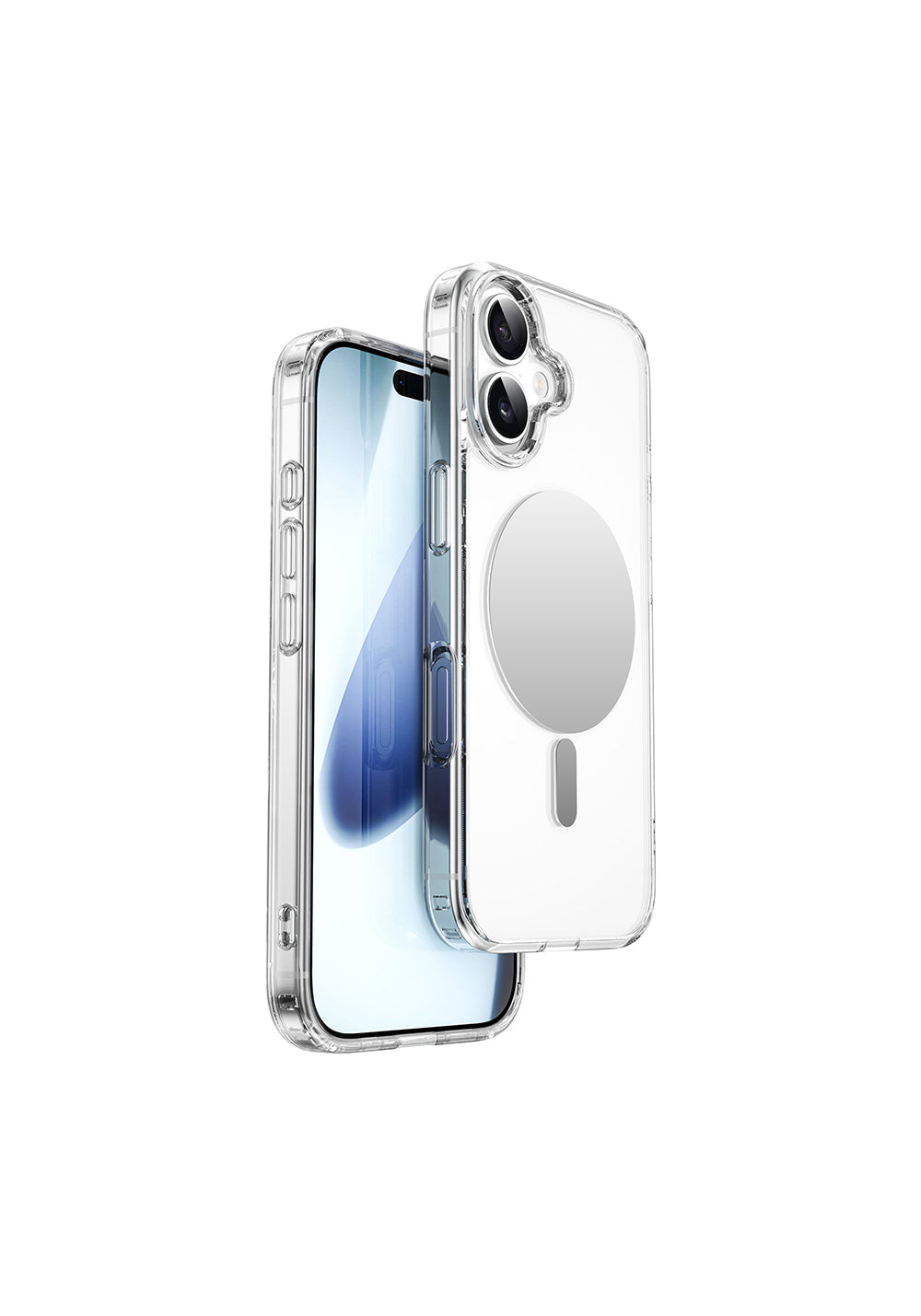 Apple iPhone 17 Kılıf Manyetik Şarj Uyumlu Wiwu MCC-701 Aynalı Pro Serisi Sert PC Kapak