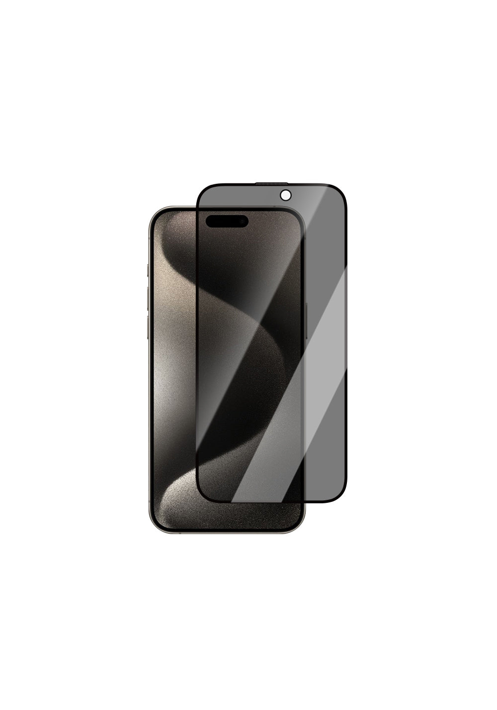 Apple iPhone 16 Pro CaseWorld Armor Serisi Eyesafe Teknolojili 0.15mm 3D Privacy Temperli Cam Ekran Koruyucu + Uygulama Aparatlı