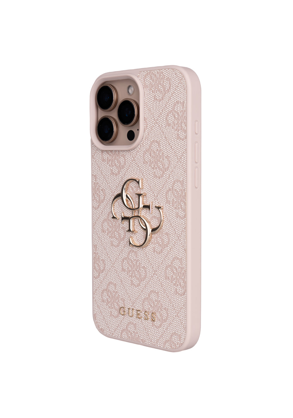 Apple iPhone 16 Pro Max Kılıf Guess Orijinal Lisanslı PU Deri 4G Büyük Metal Logolu Çapraz Vücut Askılı Kapak