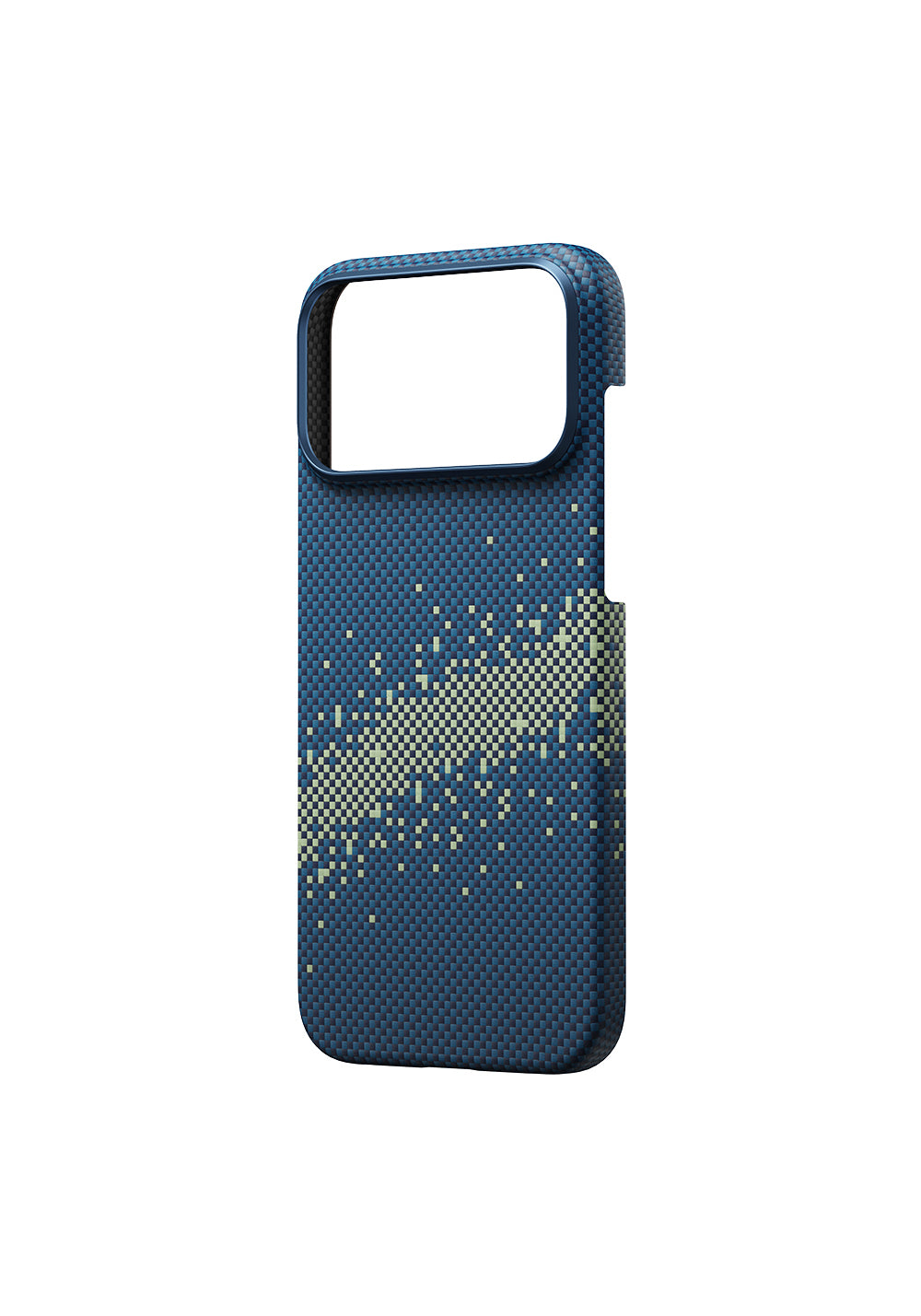 Apple iPhone 17 Pro Kılıf Manyetik Şarj Uyumlu Aramid Karbon Fiber Pitaka Tactile Woven Starpeak Serisi Milky Way Galaxy Kapak