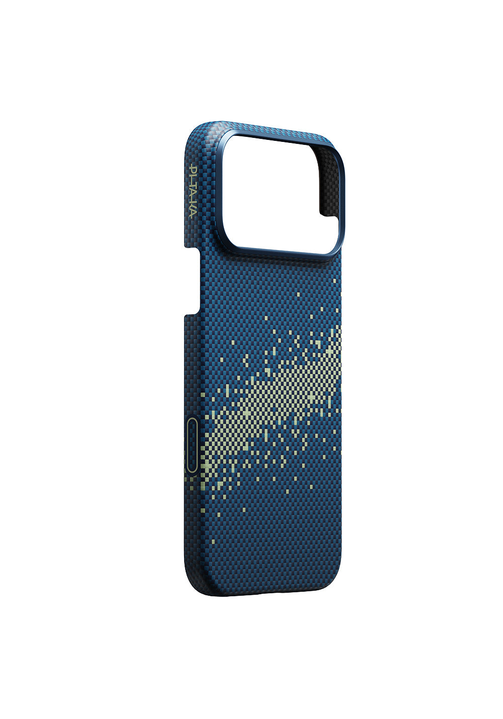 Apple iPhone 17 Pro Kılıf Manyetik Şarj Uyumlu Aramid Karbon Fiber Pitaka Tactile Woven Starpeak Serisi Milky Way Galaxy Kapak
