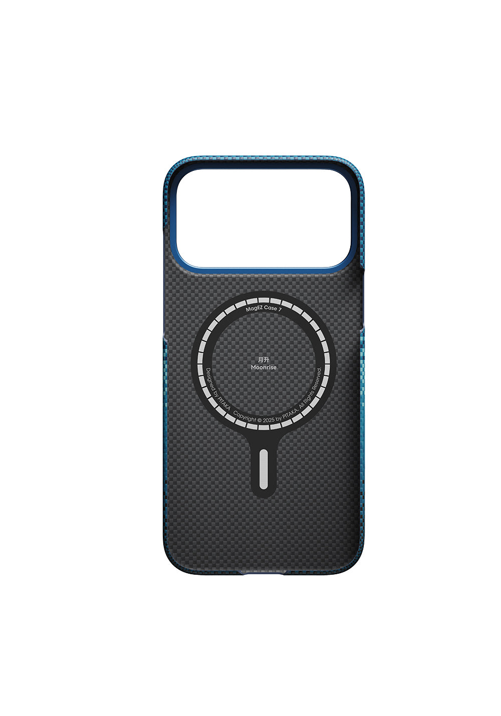 Apple iPhone 17 Pro Kılıf Manyetik Şarj Uyumlu Aramid Karbon Fiber Pitaka Tactile Woven Starpeak Serisi Milky Way Galaxy Kapak
