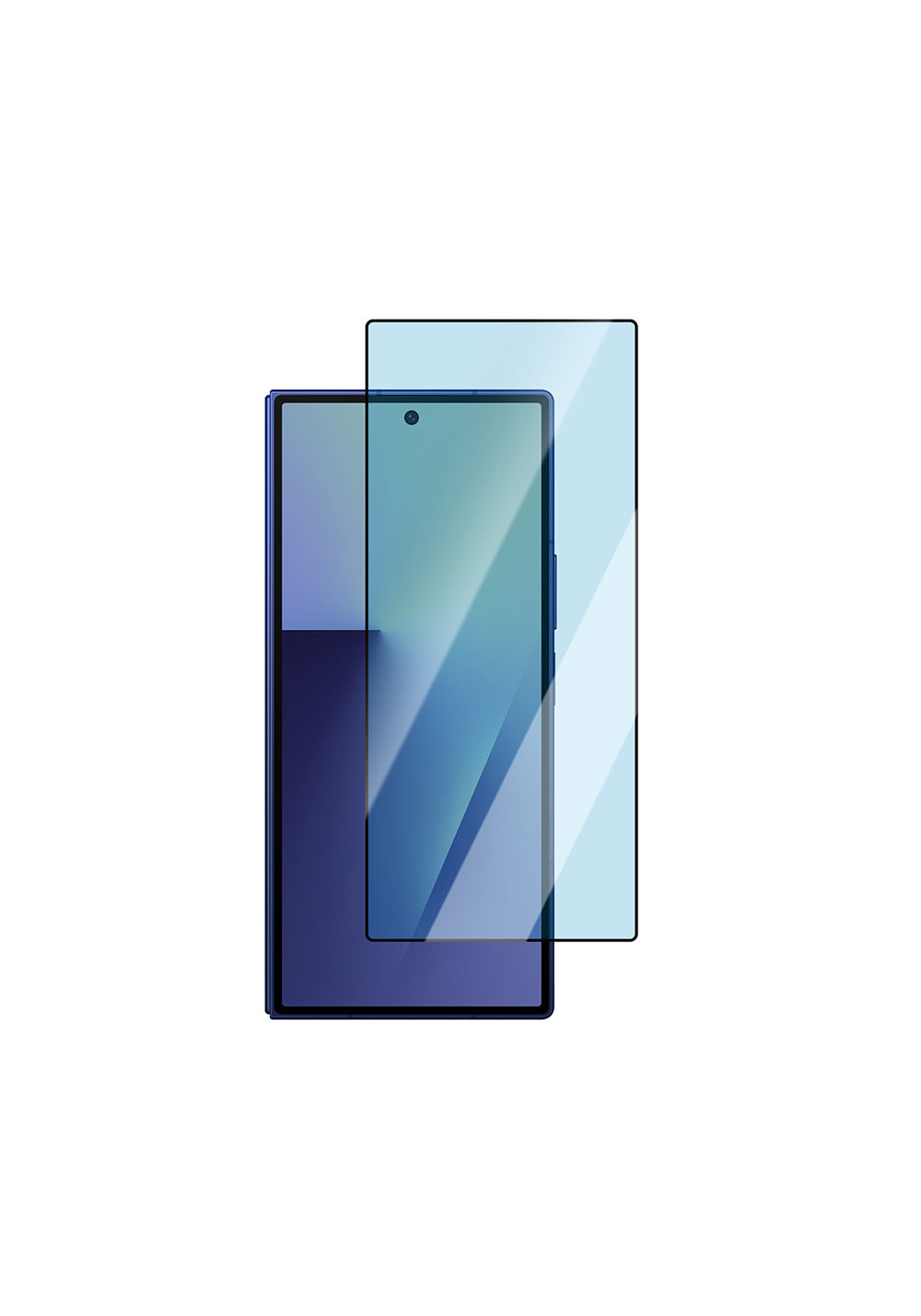 Galaxy Z Fold 7 CaseWorld Applicator Serisi 2.5D Eyesafe Mavi Işık Teknolojili 0.33mm Temperli Cam Ekran Koruyucu+ Uygulama Aparatı