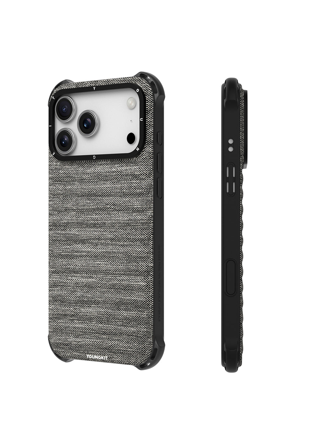 Apple iPhone 17 Pro Kılıf Manyetik Şarj Uyumlu Youngkit Canvas Serisi Kapak