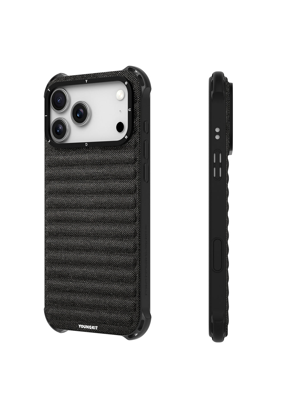 Apple iPhone 17 Pro Kılıf Manyetik Şarj Uyumlu Youngkit Canvas Serisi Kapak