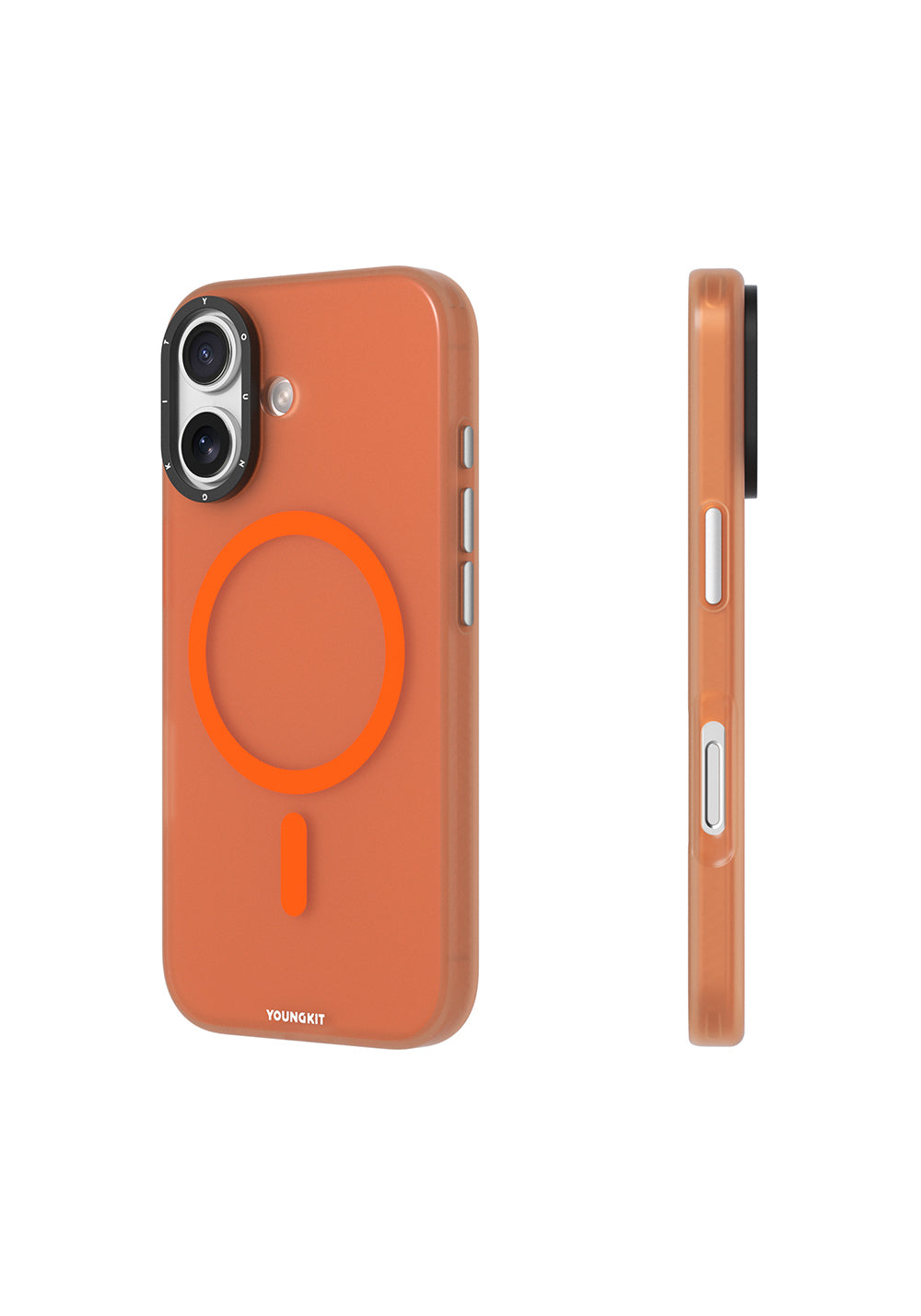 Apple iPhone 17 Kılıf Manyetik Şarj Uyumlu Youngkit Hidden Sand Serisi Kapak