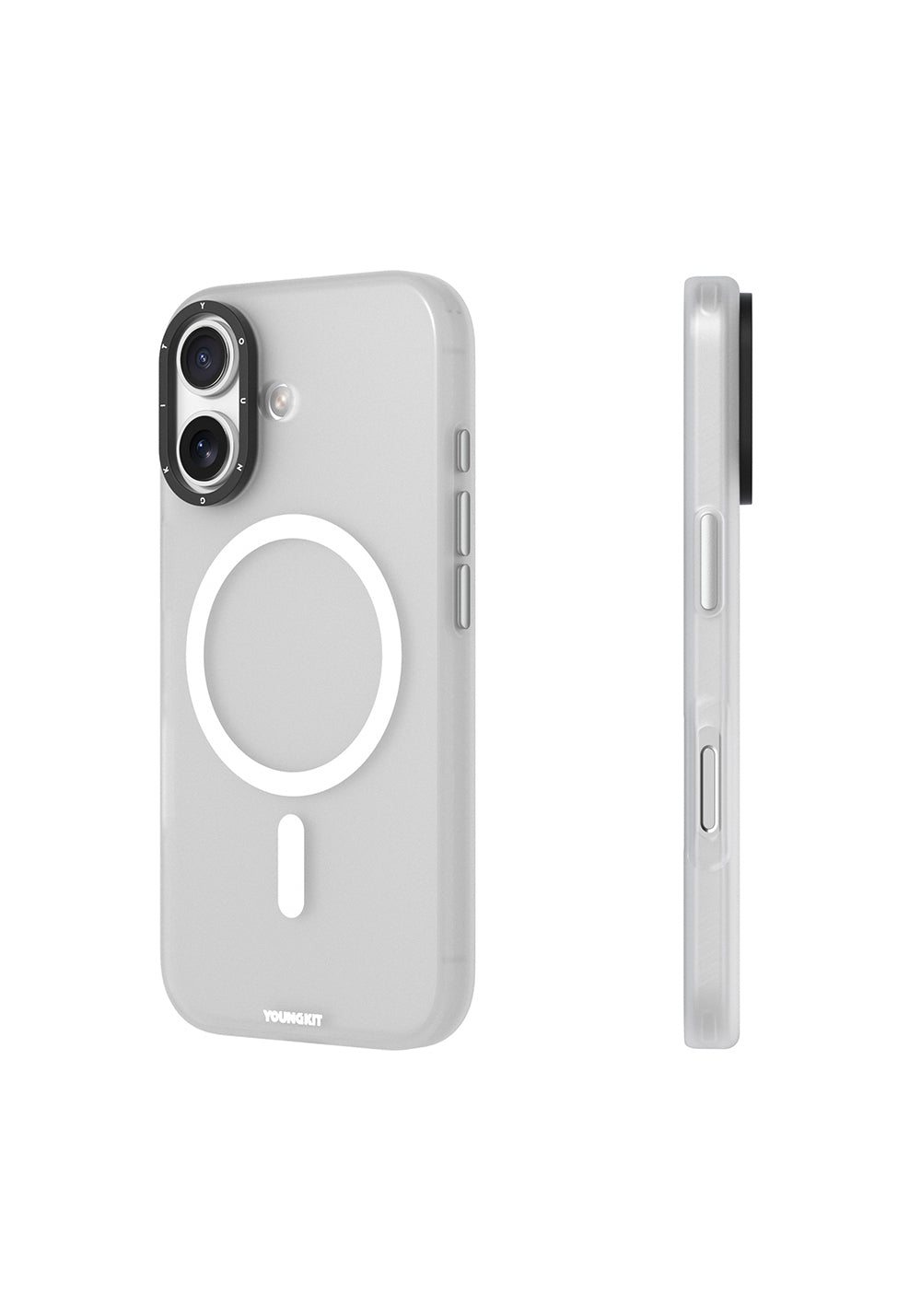 Apple iPhone 17 Kılıf Manyetik Şarj Uyumlu Youngkit Hidden Sand Serisi Kapak