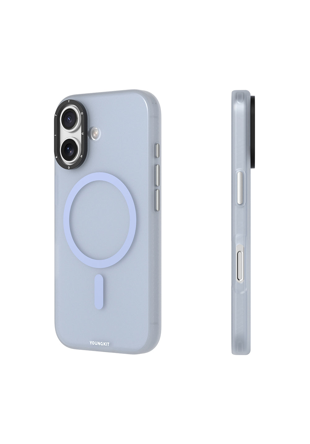 Apple iPhone 17 Kılıf Manyetik Şarj Uyumlu Youngkit Hidden Sand Serisi Kapak
