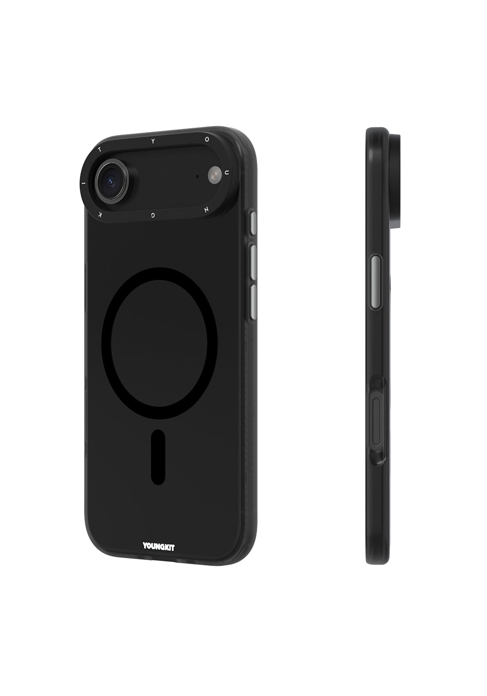 Apple iPhone 17 Air Kılıf Manyetik Şarj Uyumlu Youngkit Hidden Sand Serisi Kapak