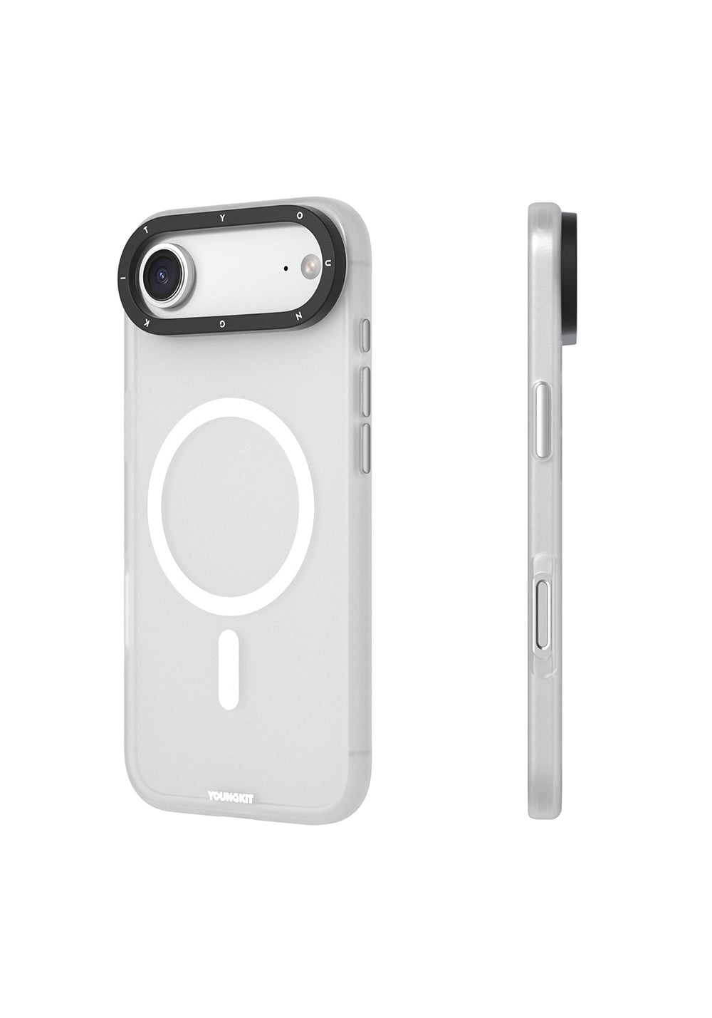 Apple iPhone 17 Air Kılıf Manyetik Şarj Uyumlu Youngkit Hidden Sand Serisi Kapak