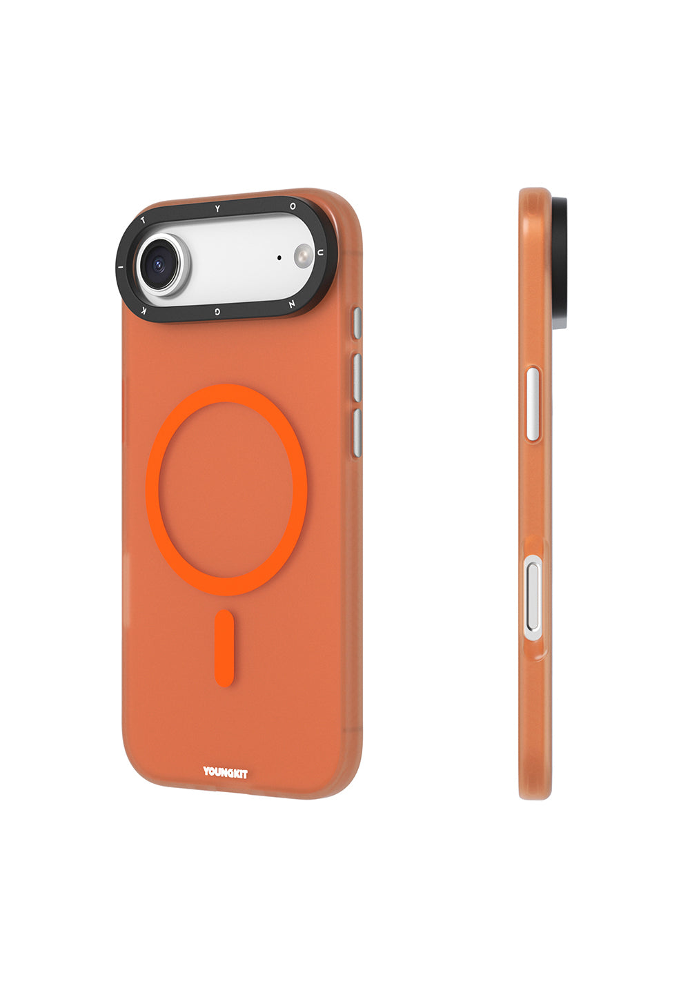 Apple iPhone 17 Air Kılıf Manyetik Şarj Uyumlu Youngkit Hidden Sand Serisi Kapak