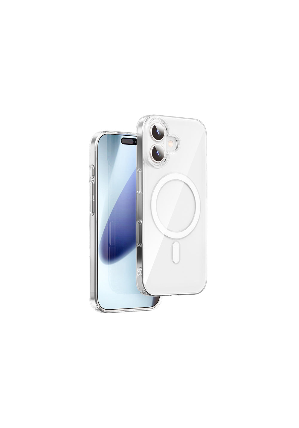 Apple iPhone 17 Kılıf Manyetik Şarj Uyumlu Wiwu YXK-207 Invisible Pro Sert PC Kapak