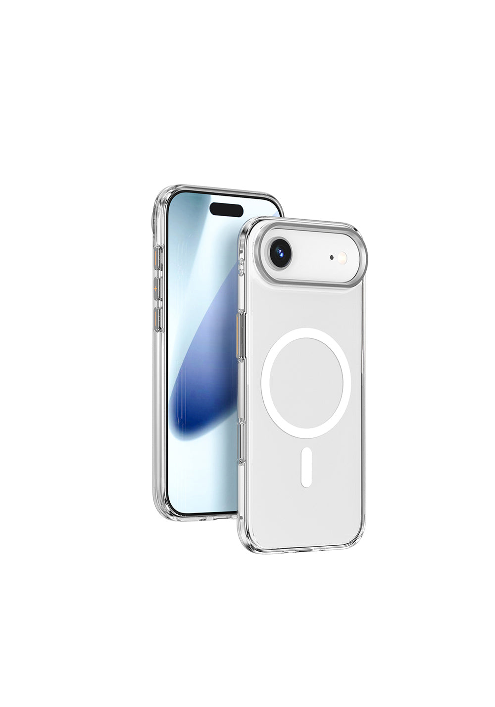 Apple iPhone 17 Air Kılıf Manyetik Şarj Uyumlu Wiwu YXK-208 Invisible Ultra Sert PC Kapak