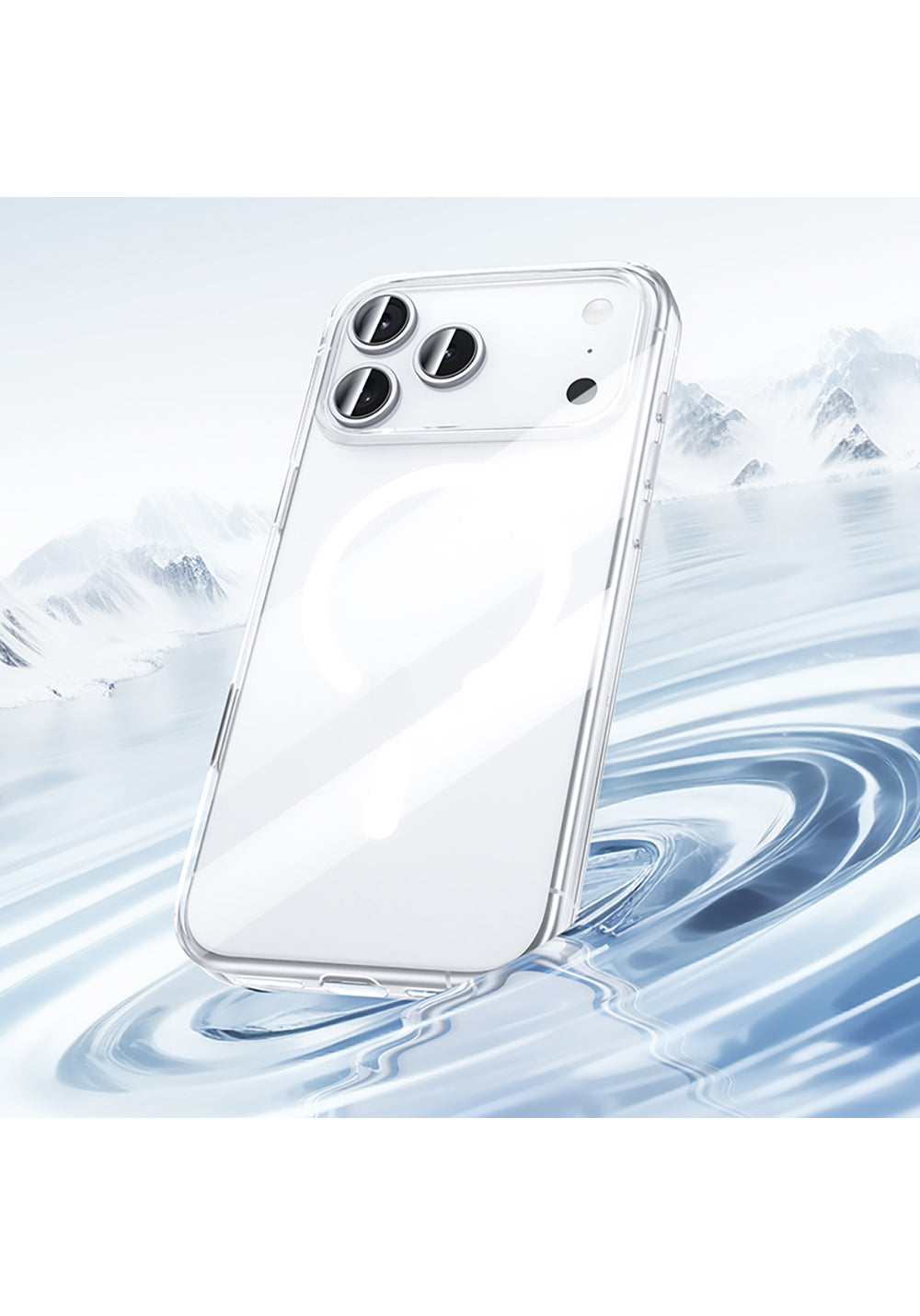 Apple iPhone 17 Air Kılıf Manyetik Şarj Uyumlu Benks Crystal Serisi Şeffaf Kapak