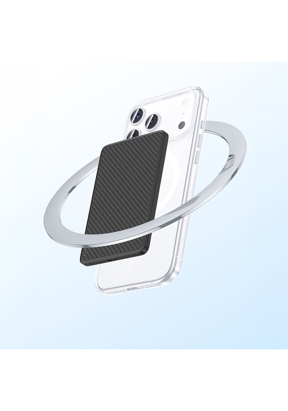 Apple iPhone 17 Air Kılıf Manyetik Şarj Uyumlu Benks Crystal Serisi Şeffaf Kapak