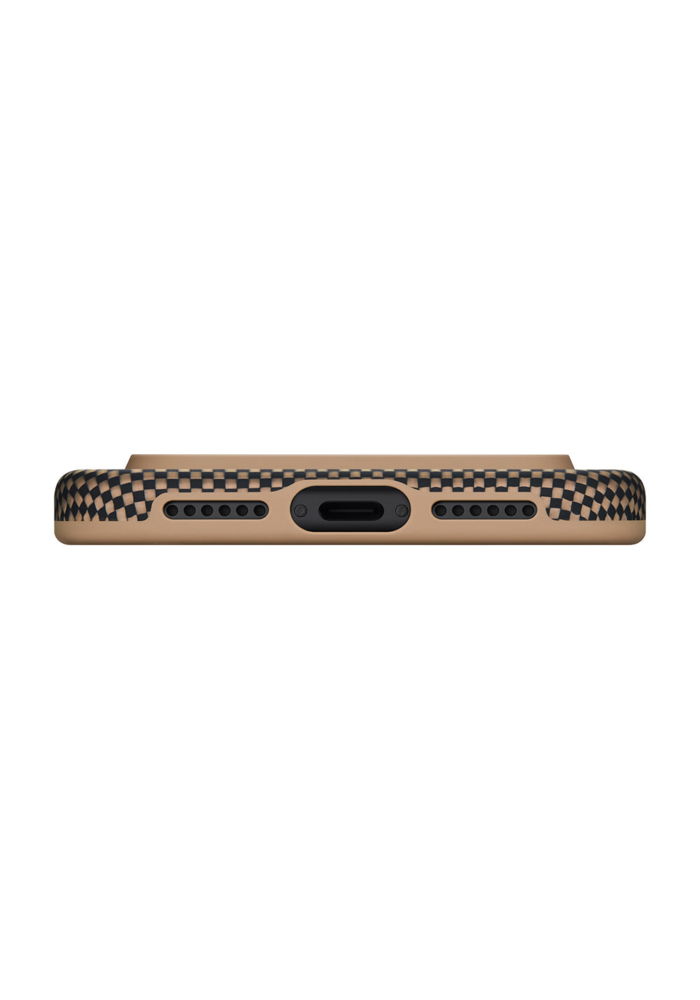 Apple iPhone 17 Pro Max Kılıf Manyetik Şarj Uyumlu Aramid Karbon Fiber Pitaka Military-Grade Sunset-Moonrise Serisi Kapak