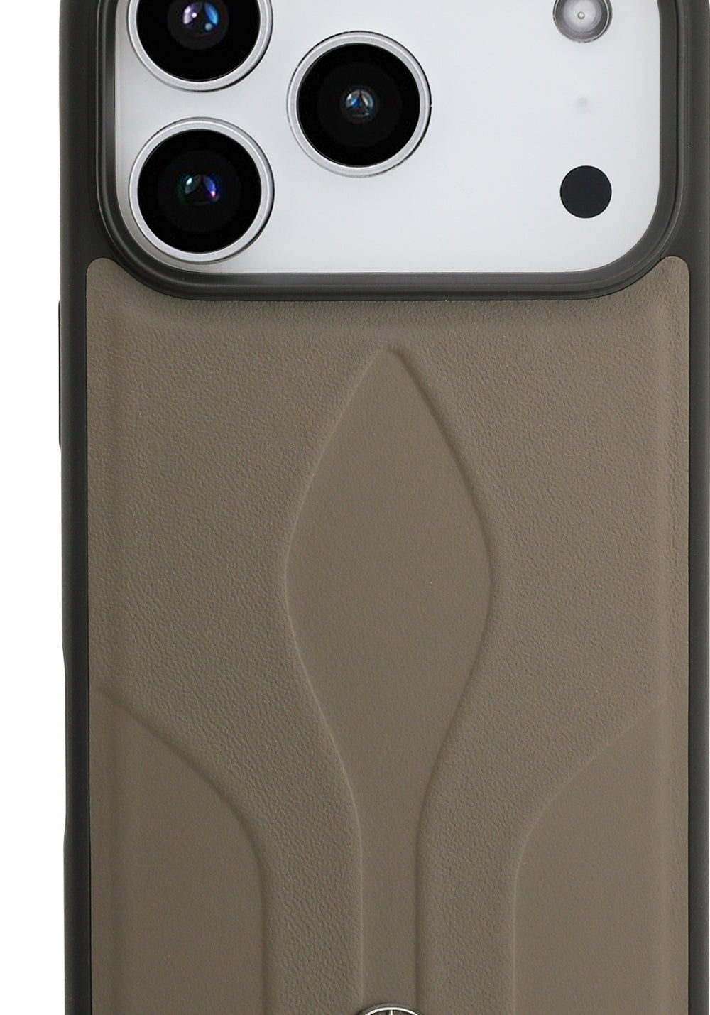 Apple iPhone 17 Pro Kılıf Mercedes Benz Orijinal Lisanslı Manyetik Şarj Uyumlu Dokulu Desenli Deri Kapak