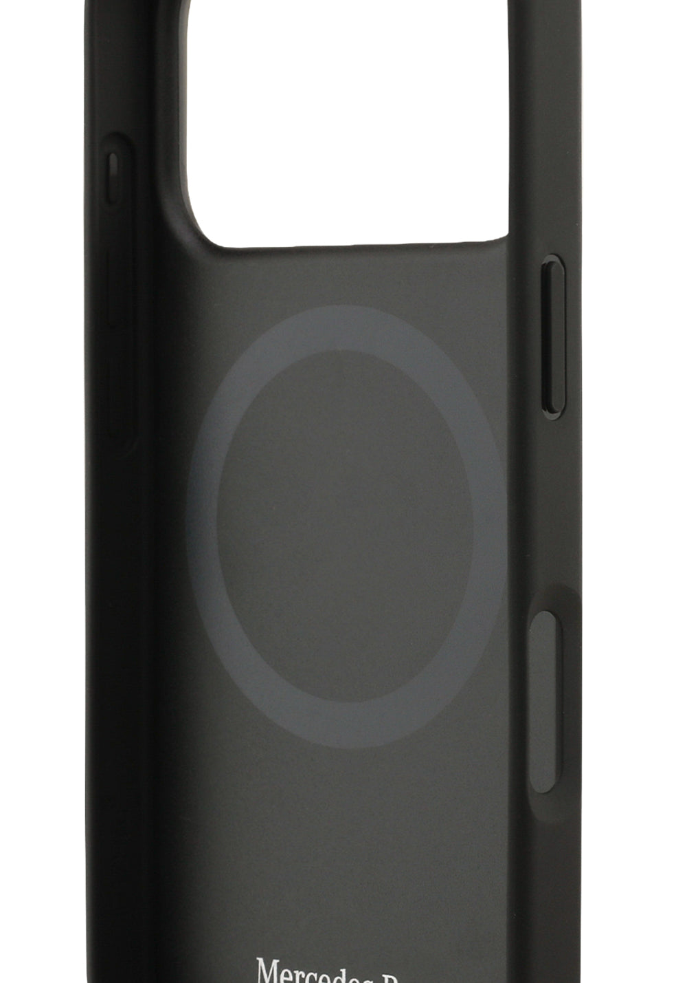 Apple iPhone 17 Pro Kılıf Mercedes Benz Orijinal Lisanslı Manyetik Şarj Uyumlu Dokulu Desenli Deri Kapak