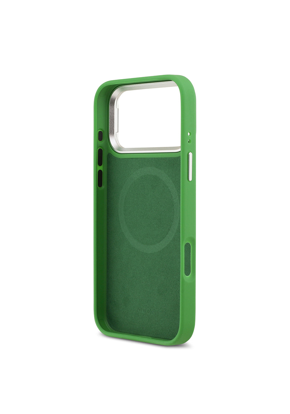 Apple iPhone 17 Pro Max Kılıf Lacoste Orijinal Lisanslı Manyetik Şarj Uyumlu PU Pike Desenli Standlı Metal Logolu Kapak