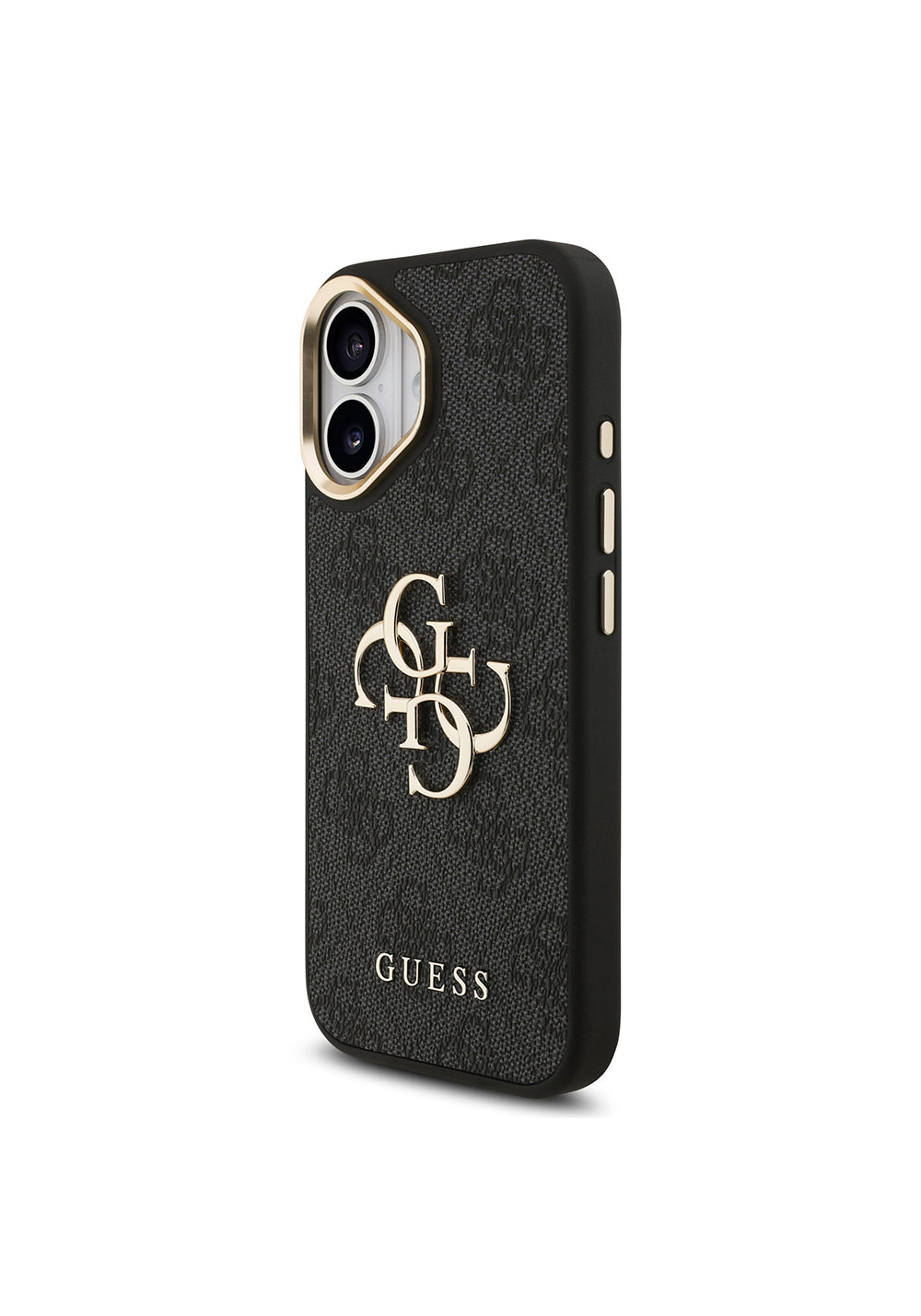 Apple iPhone 17 Kılıf Guess Orijinal Lisanslı 4G Büyük Metal Logolu Kalın Askılı Kapak