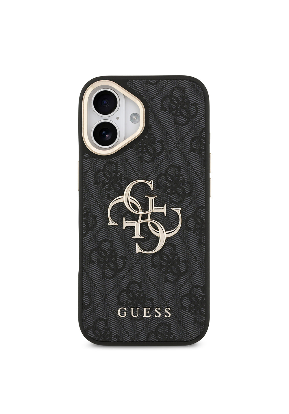 Apple iPhone 17 Kılıf Guess Orijinal Lisanslı 4G Büyük Metal Logolu Kalın Askılı Kapak