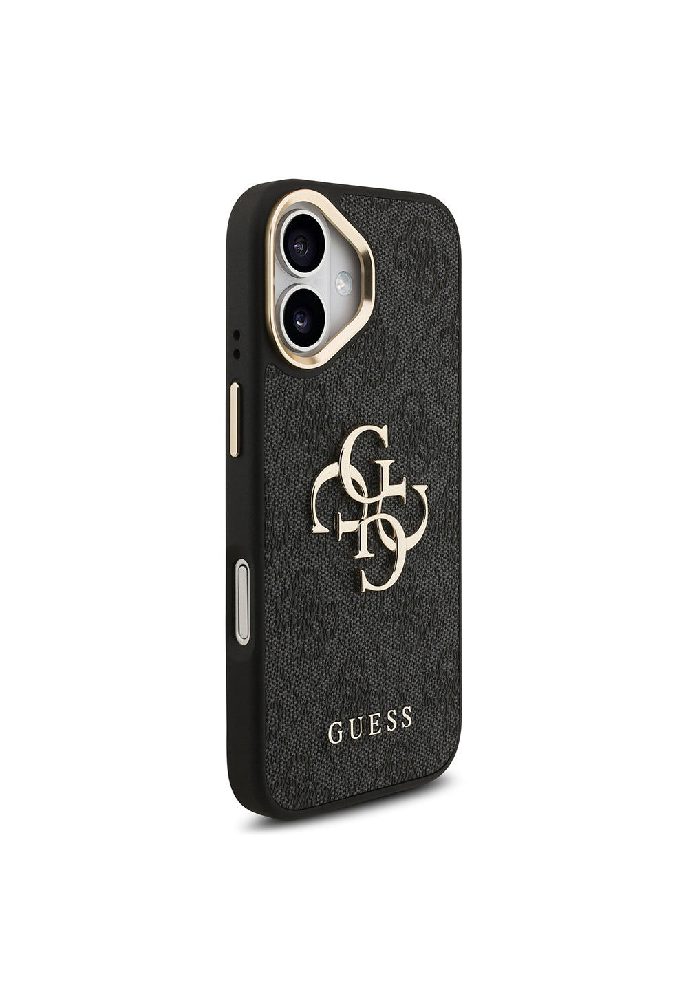 Apple iPhone 17 Kılıf Guess Orijinal Lisanslı 4G Büyük Metal Logolu Kalın Askılı Kapak