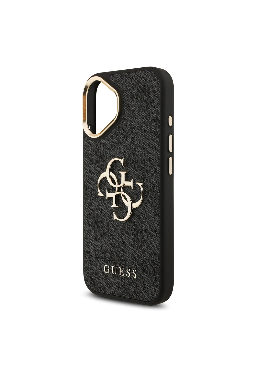 Apple iPhone 17 Kılıf Guess Orijinal Lisanslı 4G Büyük Metal Logolu Kalın Askılı Kapak