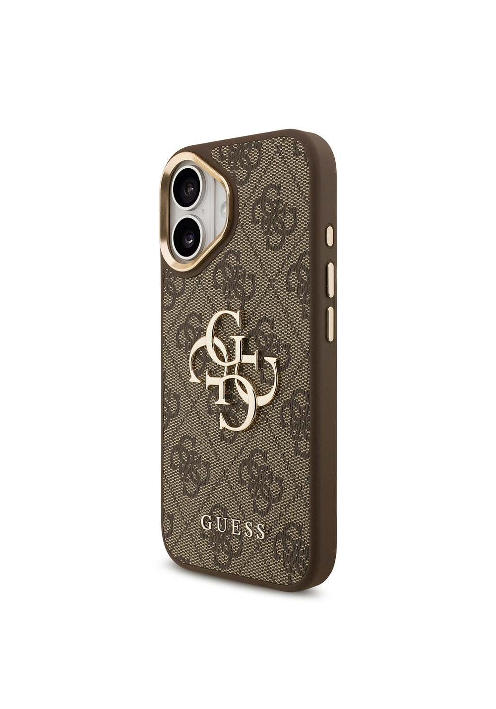 Apple iPhone 17 Kılıf Guess Orijinal Lisanslı 4G Büyük Metal Logolu Kalın Askılı Kapak