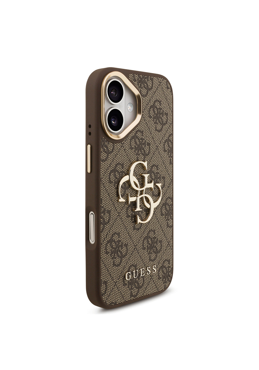 Apple iPhone 17 Kılıf Guess Orijinal Lisanslı 4G Büyük Metal Logolu Kalın Askılı Kapak