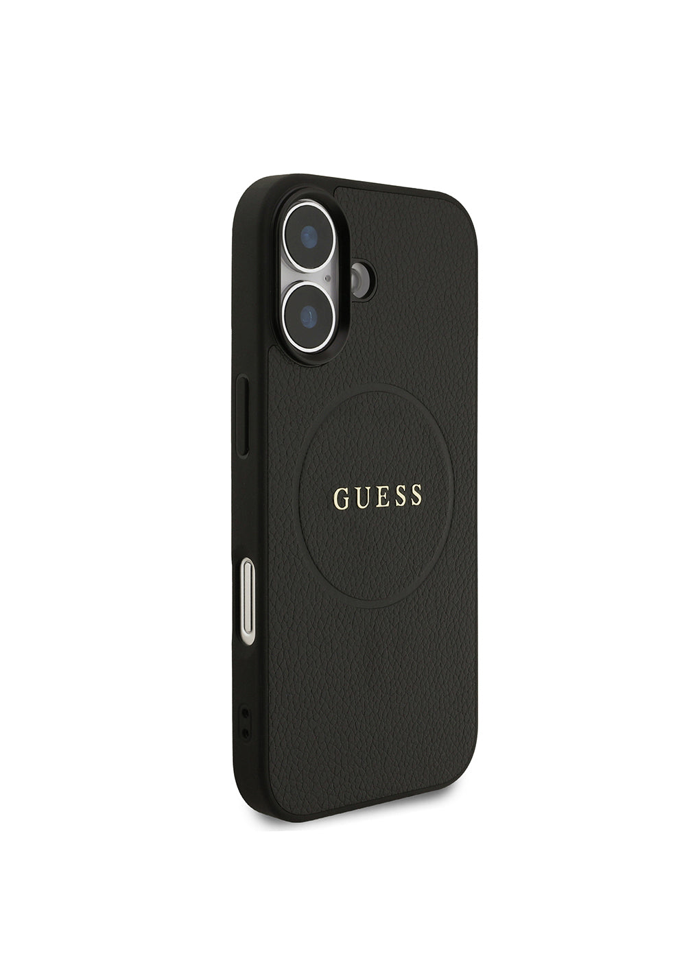 Apple iPhone 17 Kılıf Guess Orijinal Lisanslı Manyetik Şarj Uyumlu Yazı Logolu PU Deri Kapak