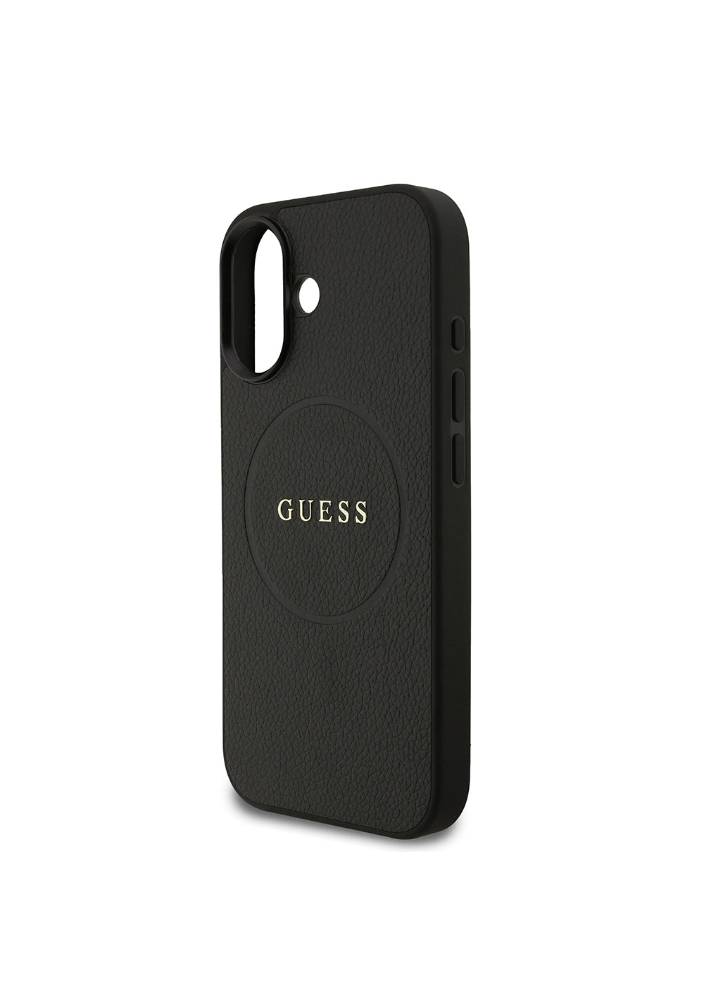 Apple iPhone 17 Kılıf Guess Orijinal Lisanslı Manyetik Şarj Uyumlu Yazı Logolu PU Deri Kapak