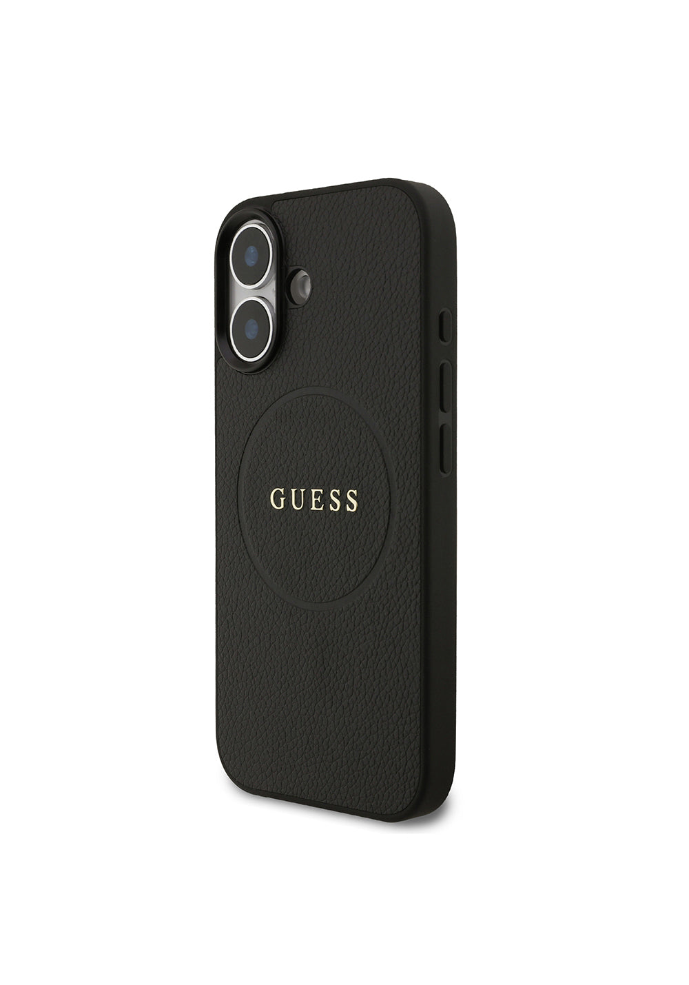 Apple iPhone 17 Kılıf Guess Orijinal Lisanslı Manyetik Şarj Uyumlu Yazı Logolu PU Deri Kapak