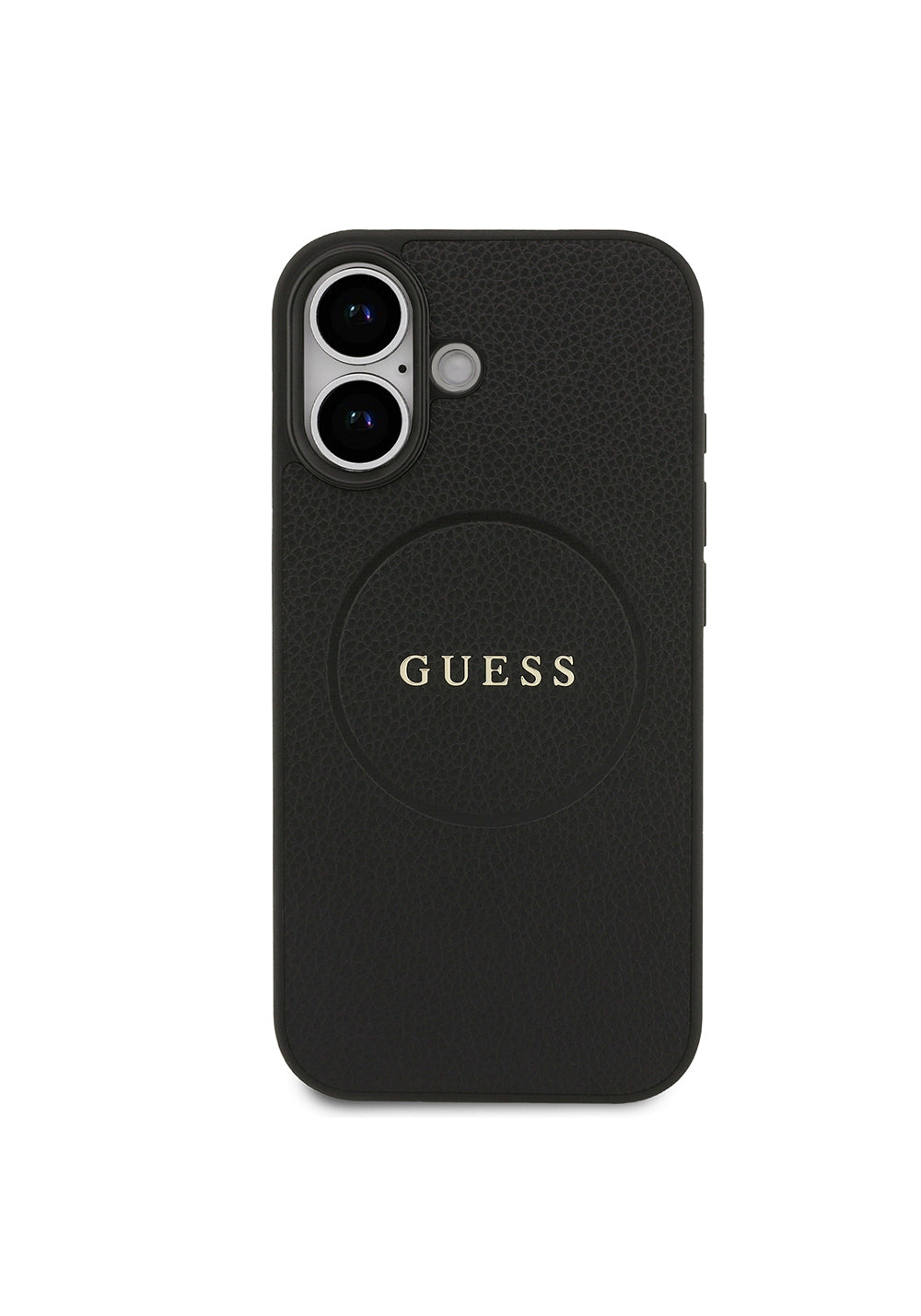 Apple iPhone 17 Kılıf Guess Orijinal Lisanslı Manyetik Şarj Uyumlu Yazı Logolu PU Deri Kapak