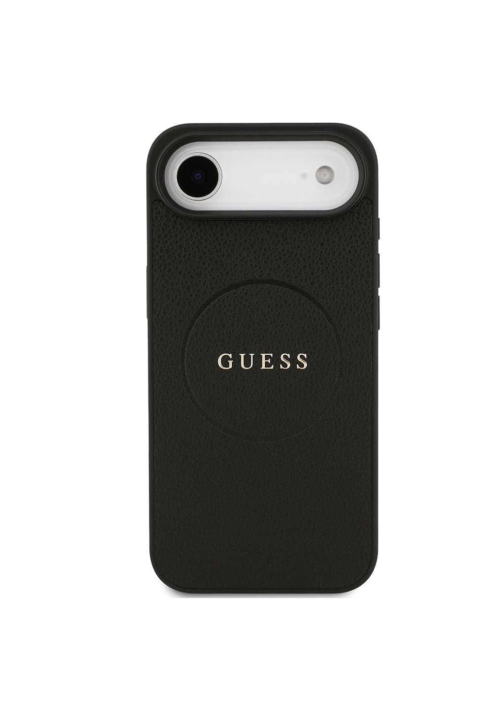 Apple iPhone 17 Air Kılıf Guess Orijinal Lisanslı Manyetik Şarj Uyumlu Yazı Logolu PU Deri Kapak
