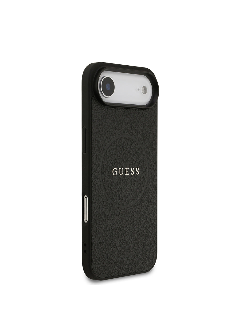 Apple iPhone 17 Air Kılıf Guess Orijinal Lisanslı Manyetik Şarj Uyumlu Yazı Logolu PU Deri Kapak