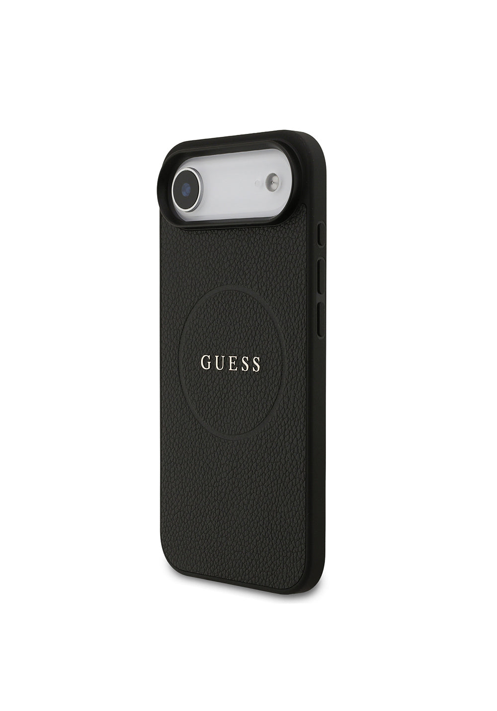 Apple iPhone 17 Air Kılıf Guess Orijinal Lisanslı Manyetik Şarj Uyumlu Yazı Logolu PU Deri Kapak