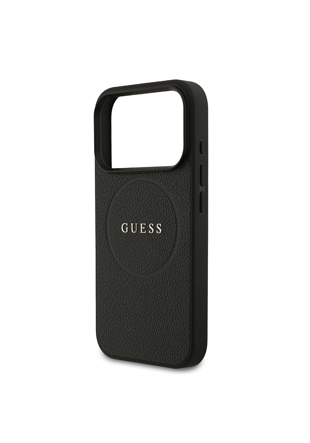 Apple iPhone 17 Pro Kılıf Guess Orijinal Lisanslı Manyetik Şarj Uyumlu Yazı Logolu PU Deri Kapak