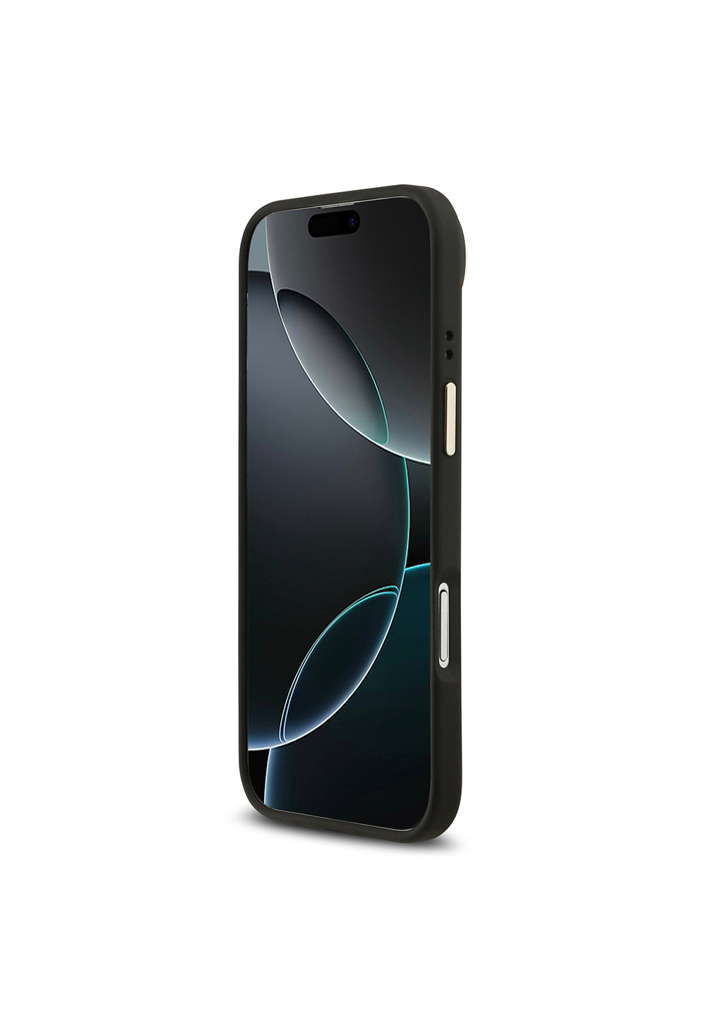 Apple iPhone 17 Air Kılıf Guess Orijinal Lisanslı Manyetik Şarj Uyumlu Gold Metal Kamera Çerçeveli Taşlı 4G Logolu Kapak