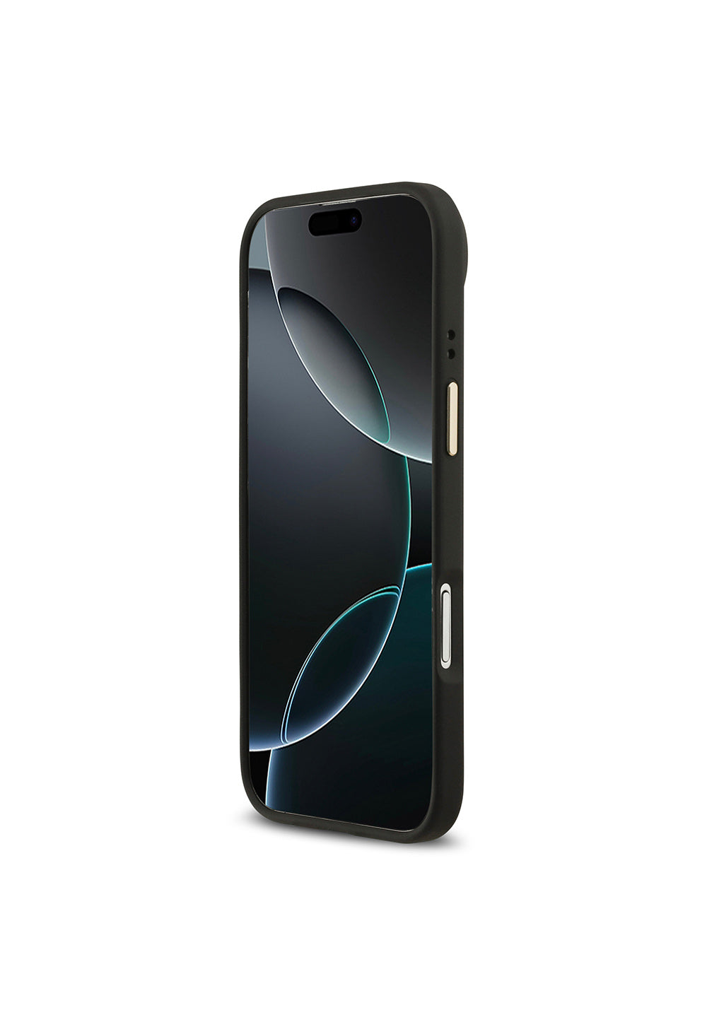 Apple iPhone 17 Air Kılıf Guess Orijinal Lisanslı Manyetik Şarj Uyumlu Gold Metal Kamera Çerçeveli PU Deri 4G Desenli Yazı Logolu Kapak