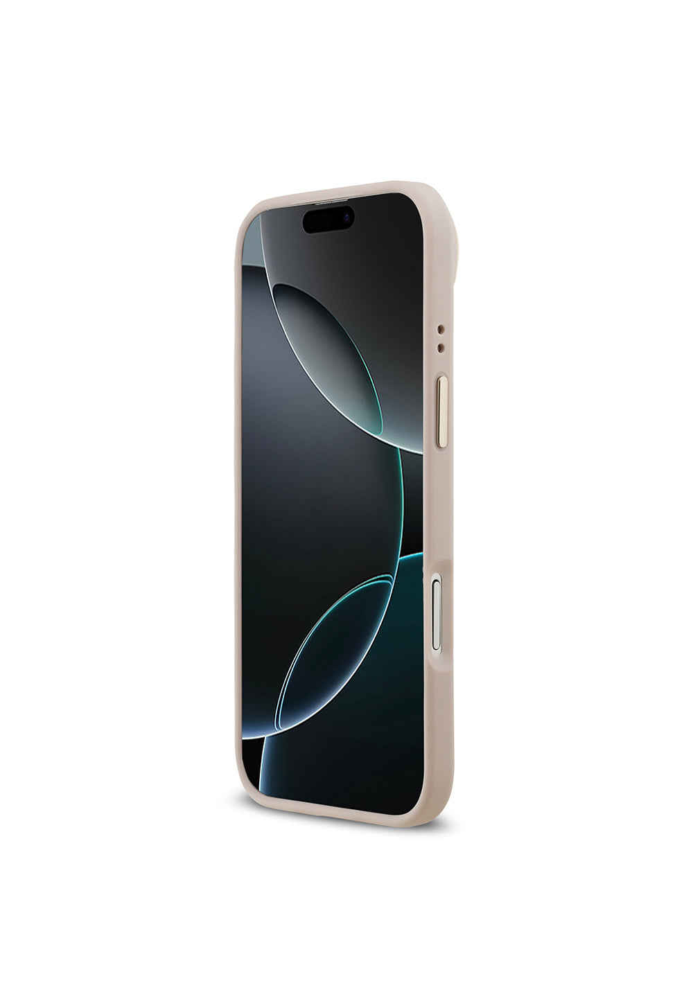 Apple iPhone 17 Air Kılıf Guess Orijinal Lisanslı Manyetik Şarj Uyumlu Gold Metal Kamera Çerçeveli PU Deri 4G Desenli Yazı Logolu Kapak