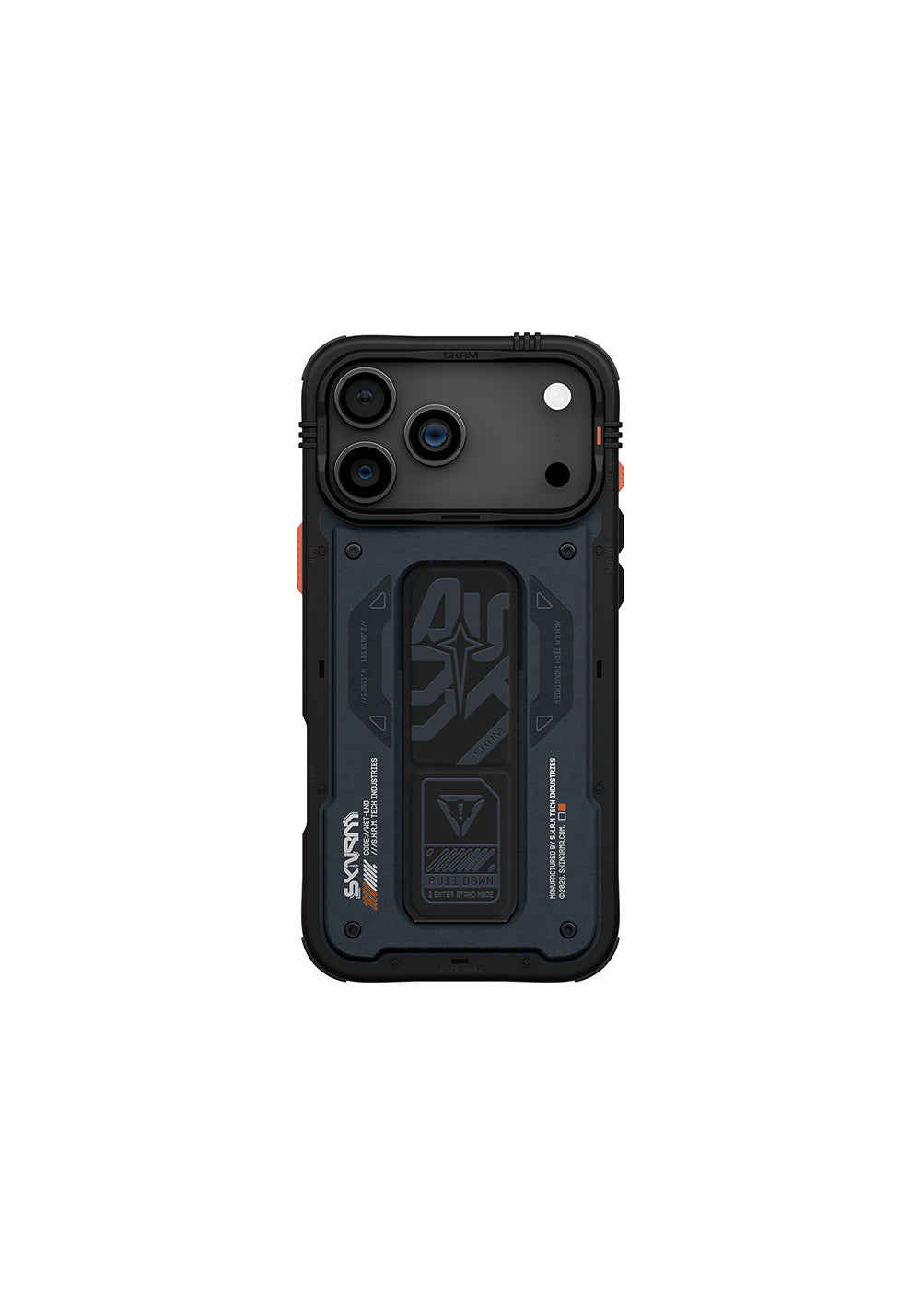 Apple iPhone 17 Pro Max Kılıf Desenli Airbag Tasarımlı Standlı Skinarma Aegis Kapak