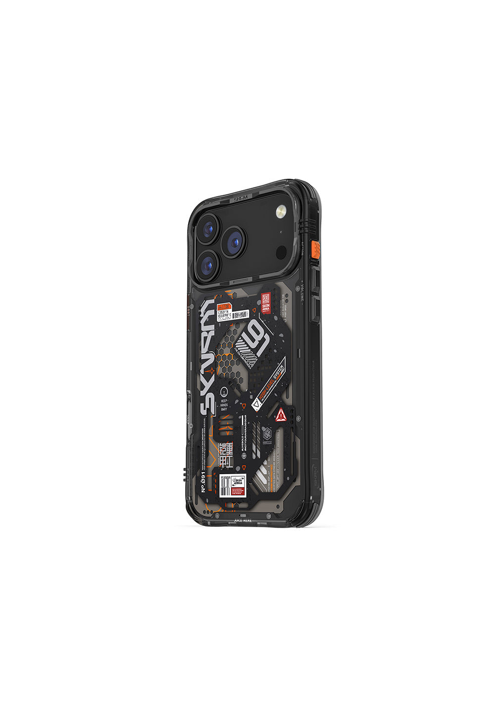 Apple iPhone 17 Pro Kılıf Desenli Airbag Tasarımlı Skinarma Spectra Kapak