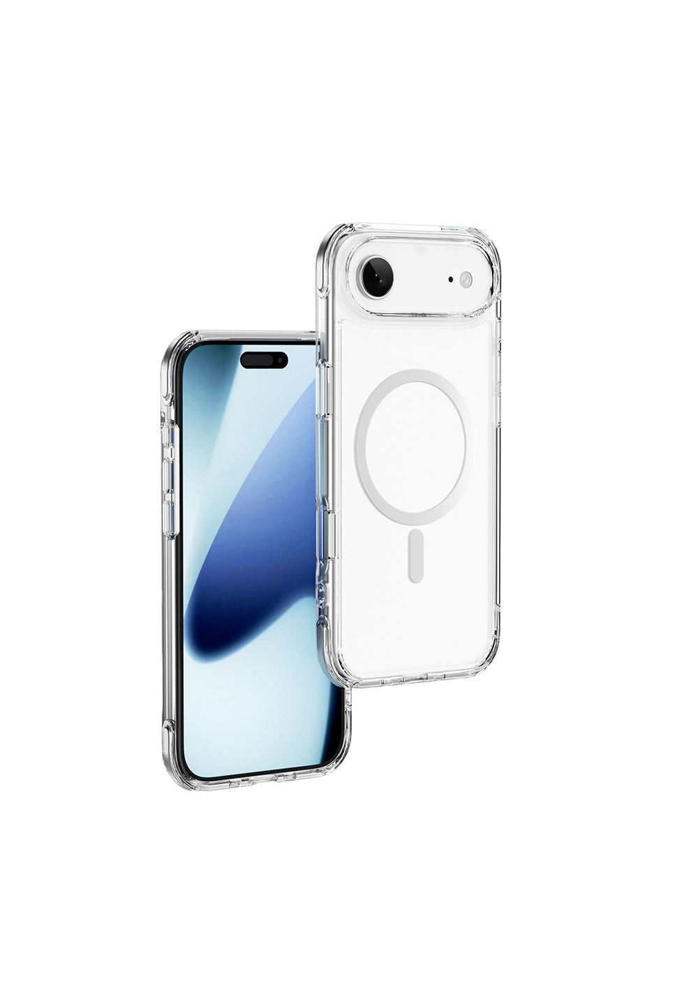Apple iPhone 17 Air Kılıf Manyetik Şarj Uyumlu Wiwu MCC-702 Titanyum Pro Serisi Sert PC Kapak